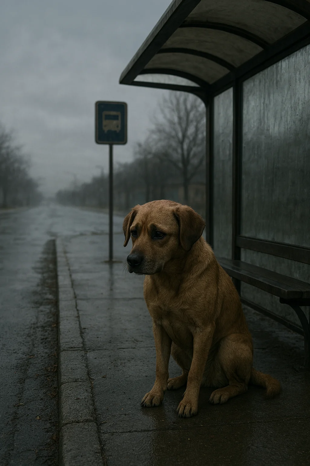 История собаки, которая каждый день ждала хозяина на остановке