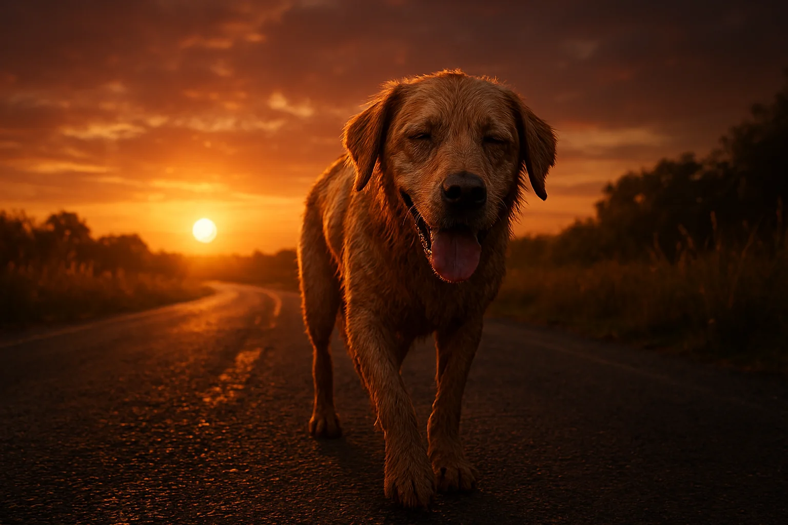 История собаки, которая прошла 200 км, чтобы найти хозяина