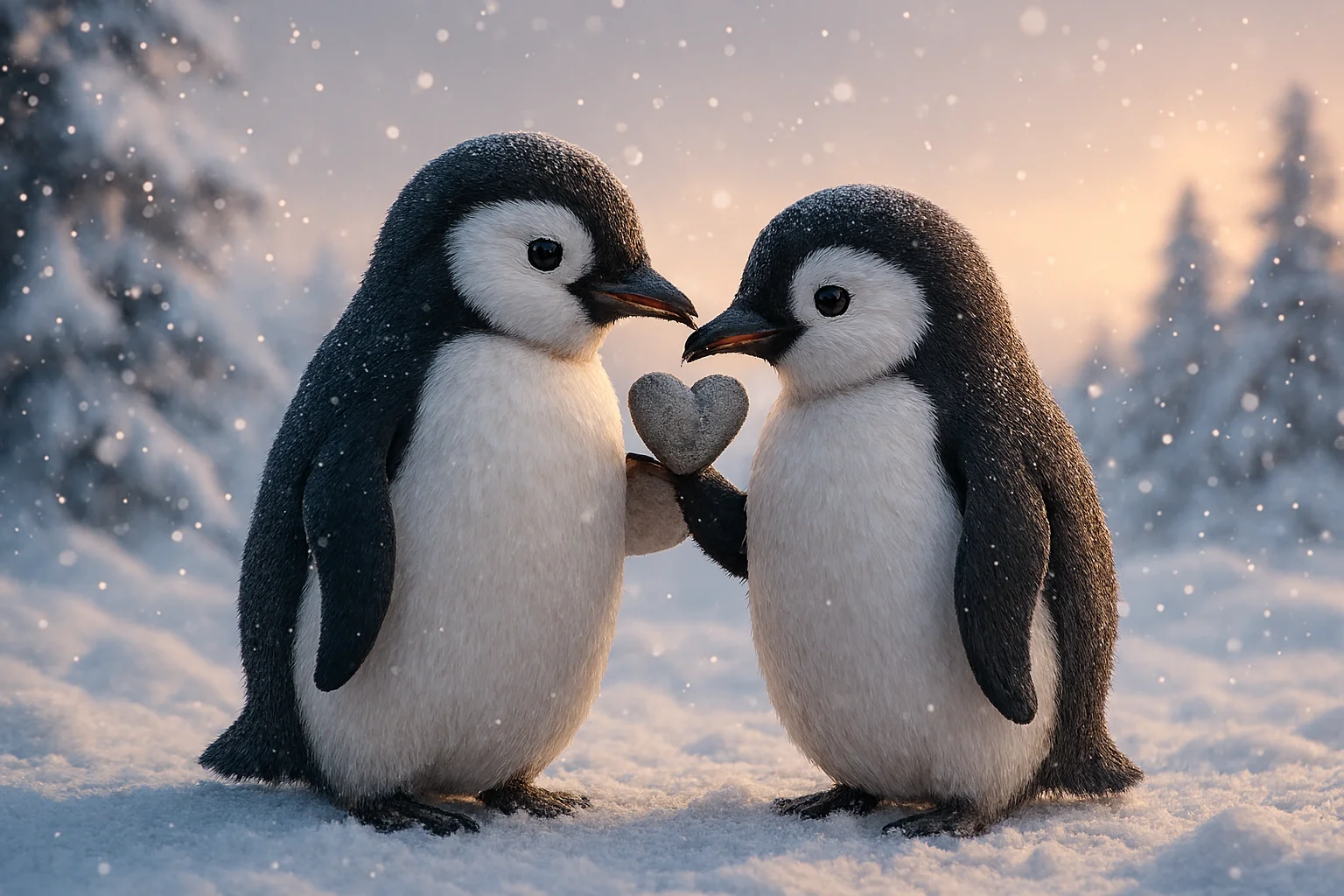 Почему пингвины выбирают одного партнёра на всю жизнь