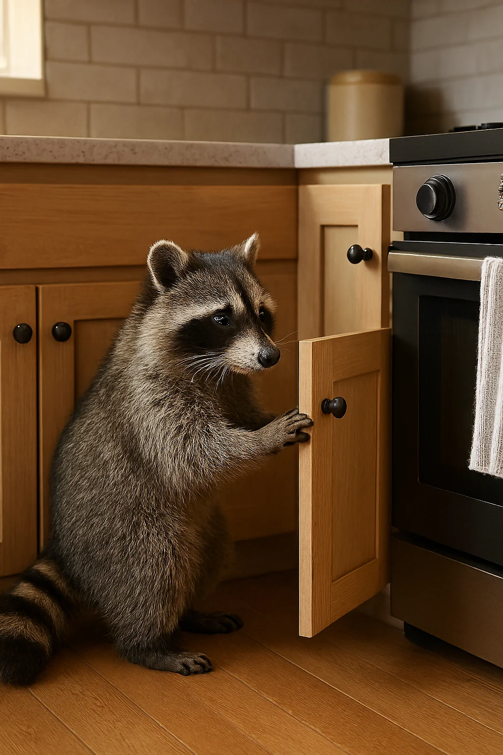 Еноты — мастера ловкости и хитрости