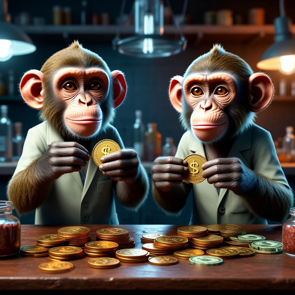 Обезьяны, которые умеют использовать деньги