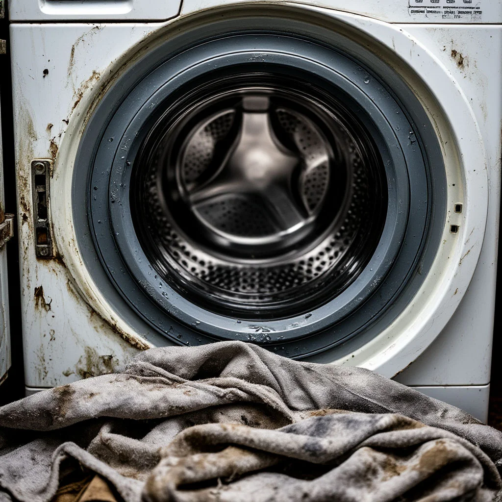 Опасности грязной стиральной машины