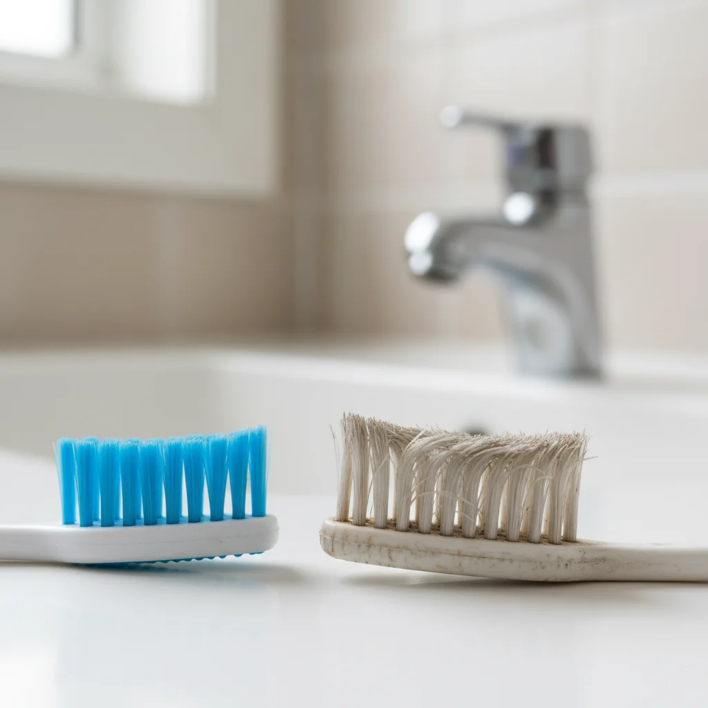 Что будет, если не менять зубную щётку 3 месяца: как бактерии возвращаются в рот 