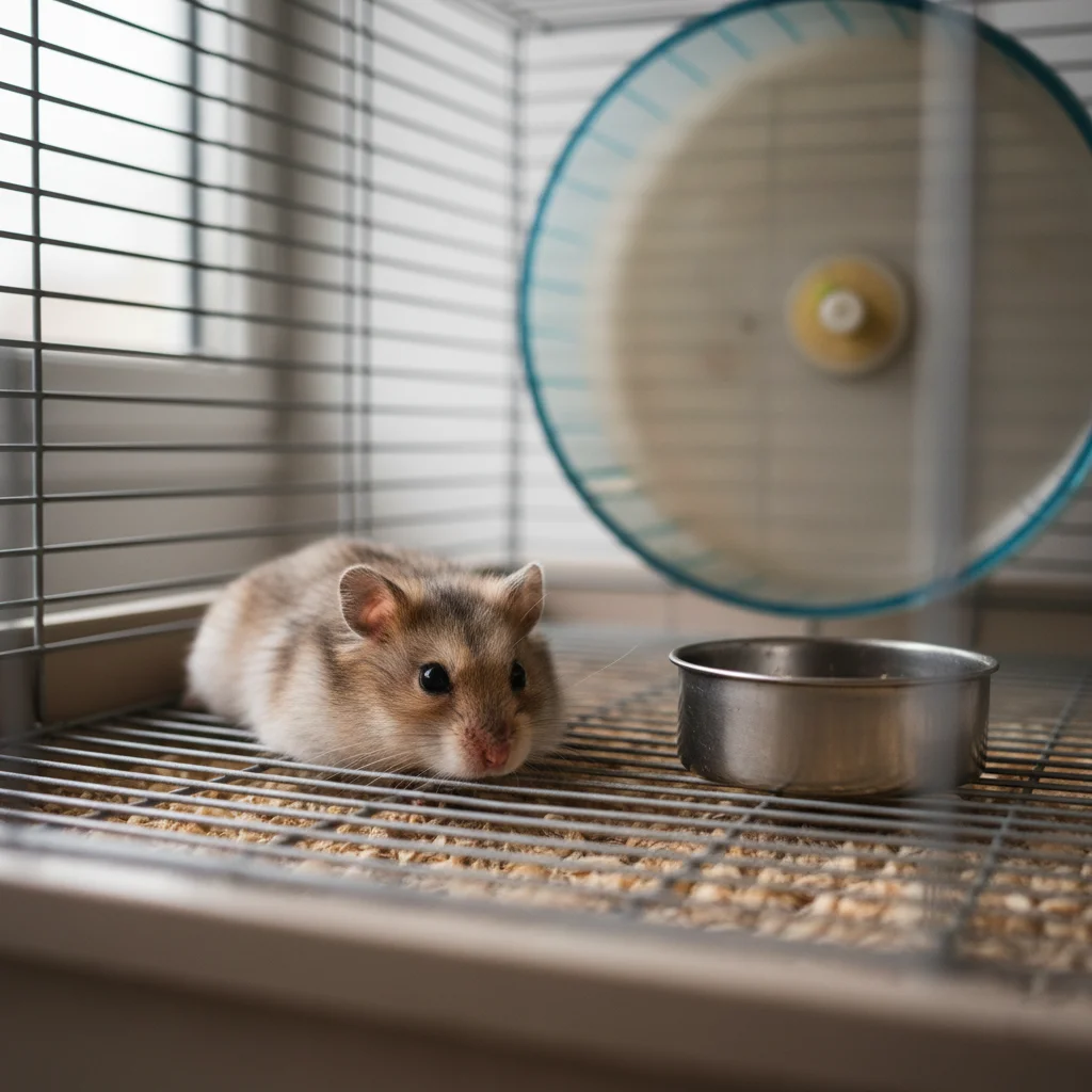 Почему хомячок перестал бегать в колесе и спит днём: признаки стресса и болезни у миниатюрного грызуна 