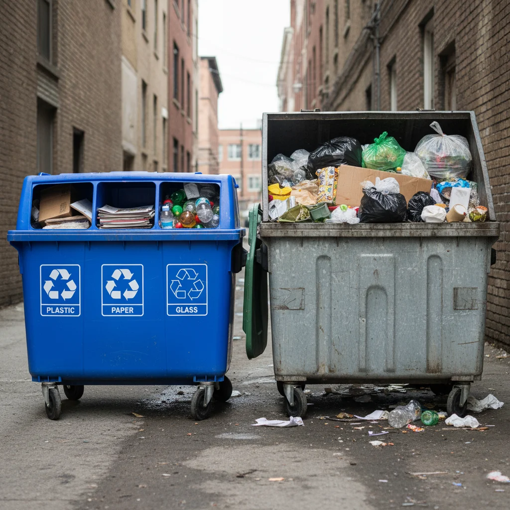 Что будет, если не сортировать мусор: как один пакет влияет на экологию целого города 