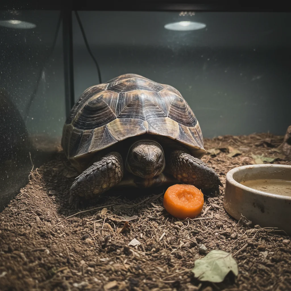 Почему черепаха перестала есть и спряталась в панцирь: признаки болезни у домашней рептилии 