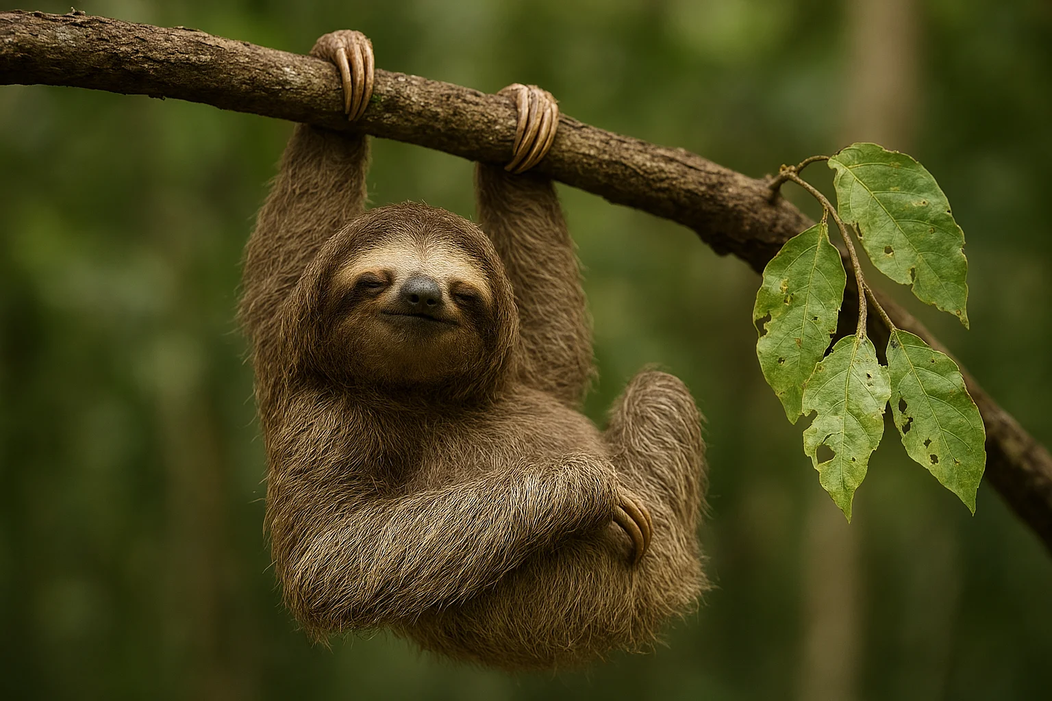 Почему ленивец отказывается есть в неволе: скрытые причины стресса и болезни 