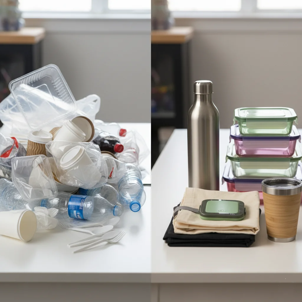 Что будет, если отказаться от одноразового пластика: как сократить мусор на 70% без усилий 