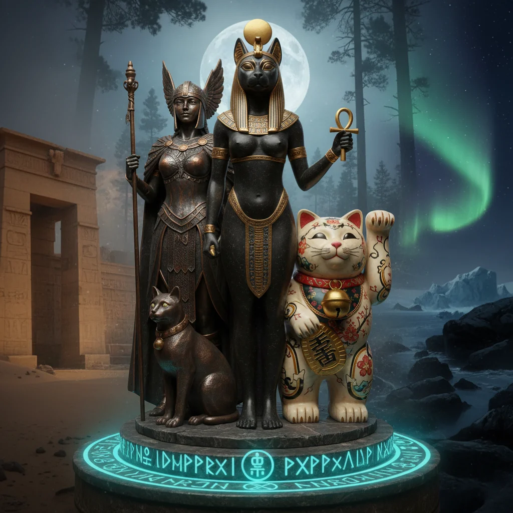 Почему в мифах кошка — проводник между мирами: от Древнего Египта до Скандинавии 