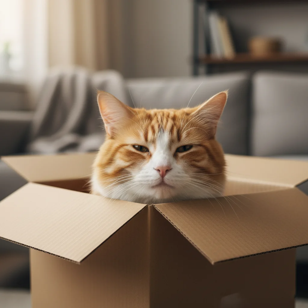 Почему кошки любят коробки: объяснение учёных