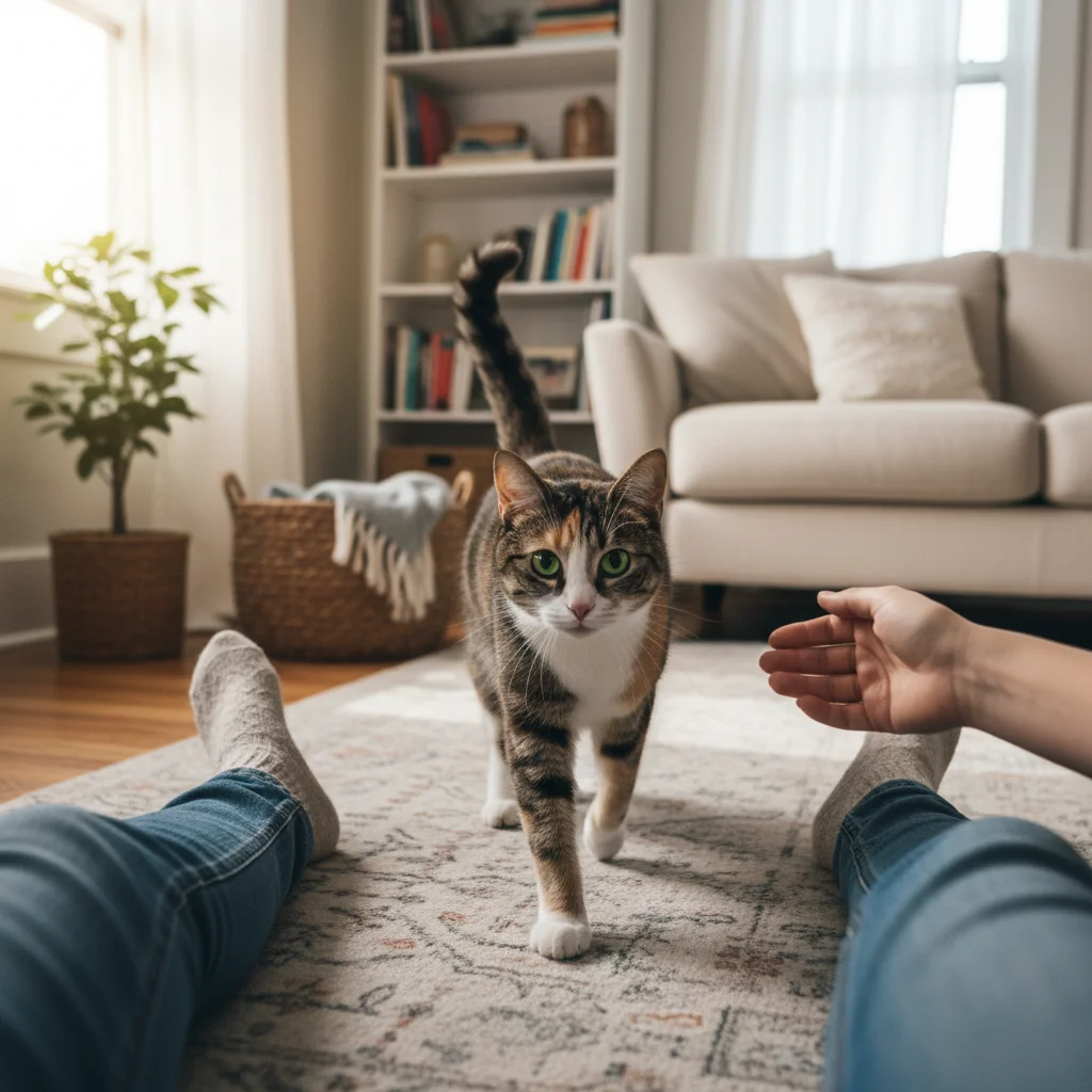 Что означает хвост у кошки: 7 сигналов, которые она подаёт вам 