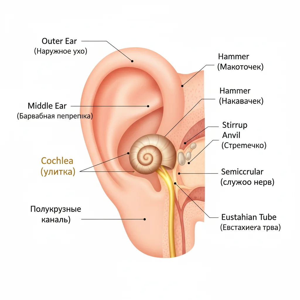 Как работает слух: от звуковой волны до восприятия в мозге 
