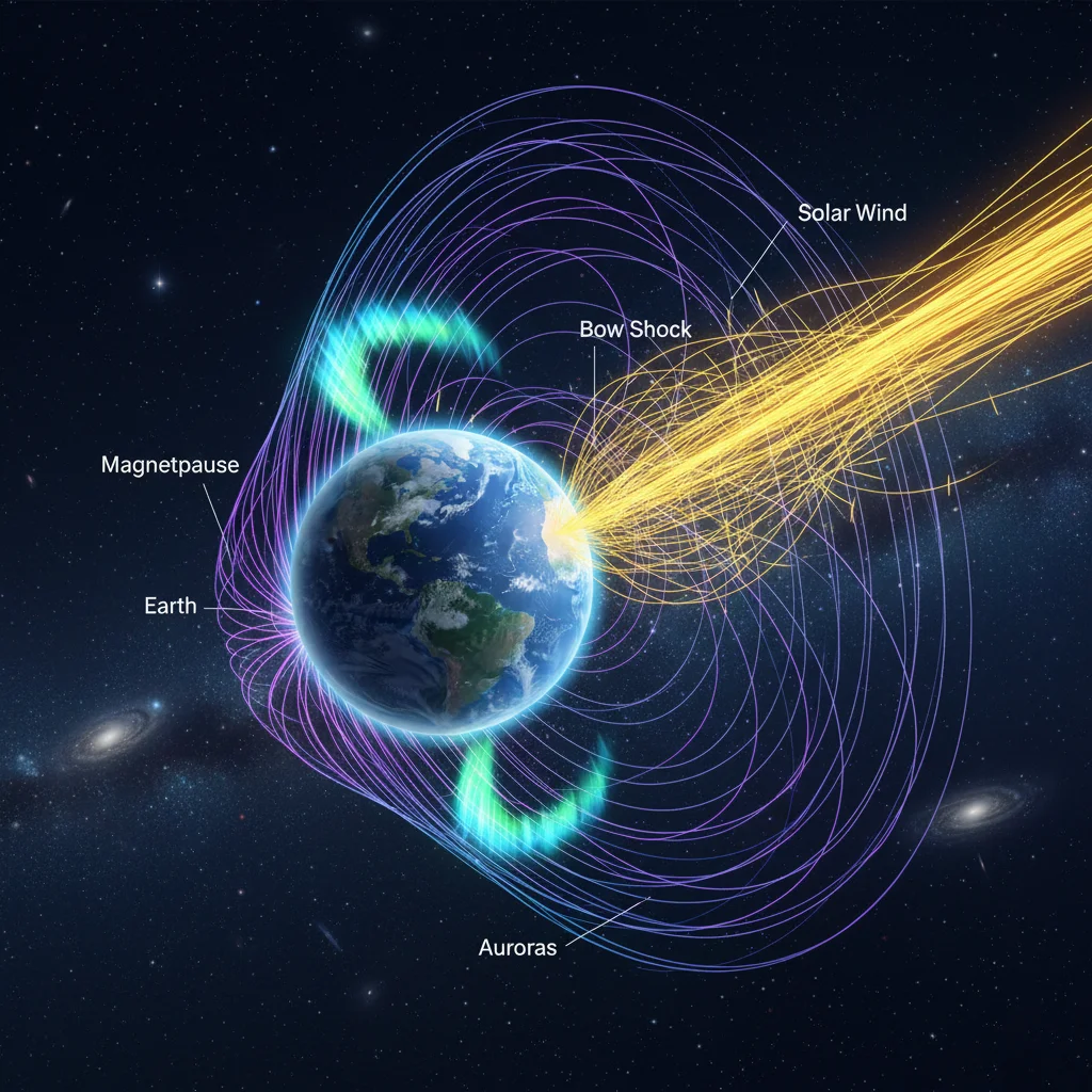 Как работает магнитное поле Земли: невидимый щит нашей планеты 