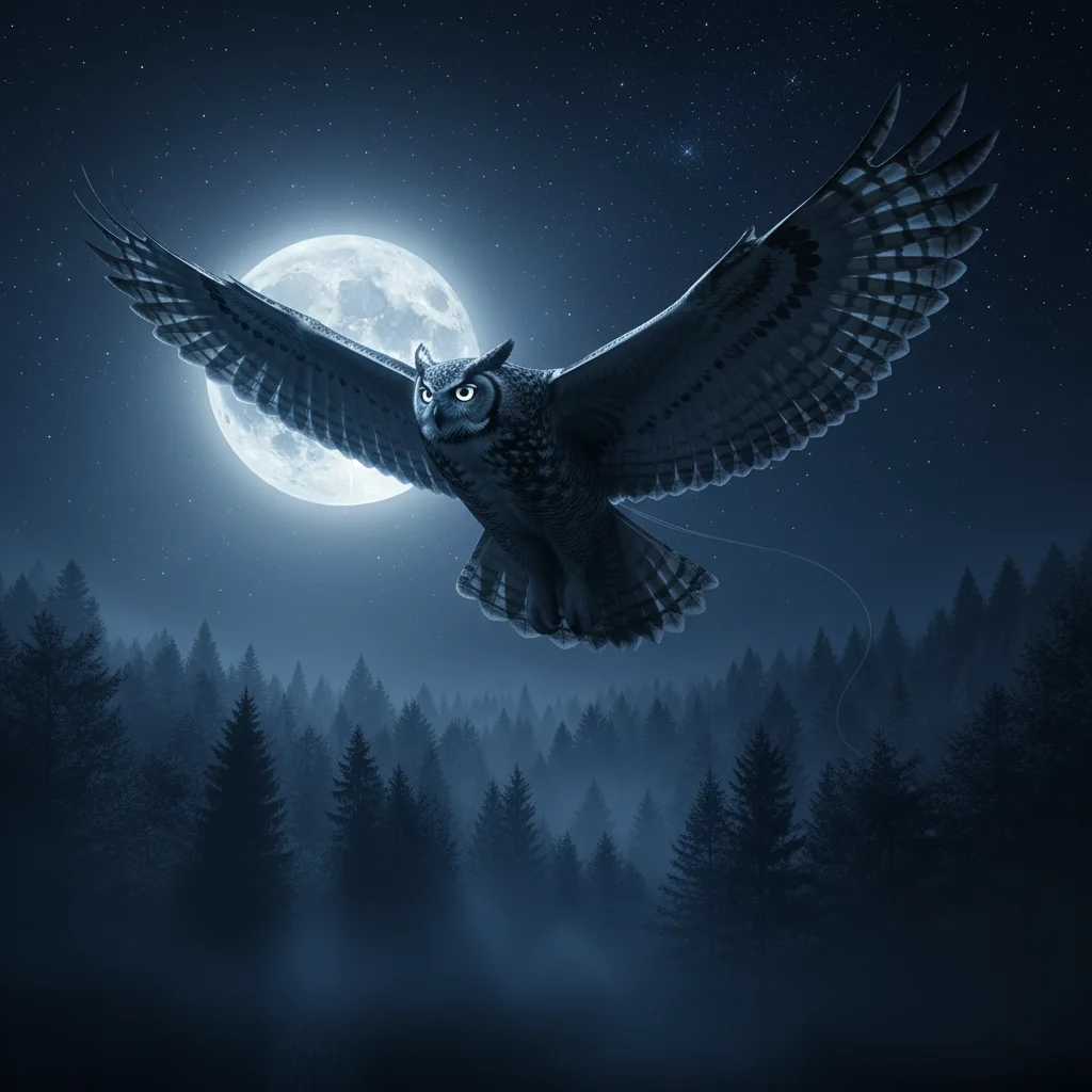 Животные, которые летают ночью: от сов до летучих мышей и ночных бабочек 