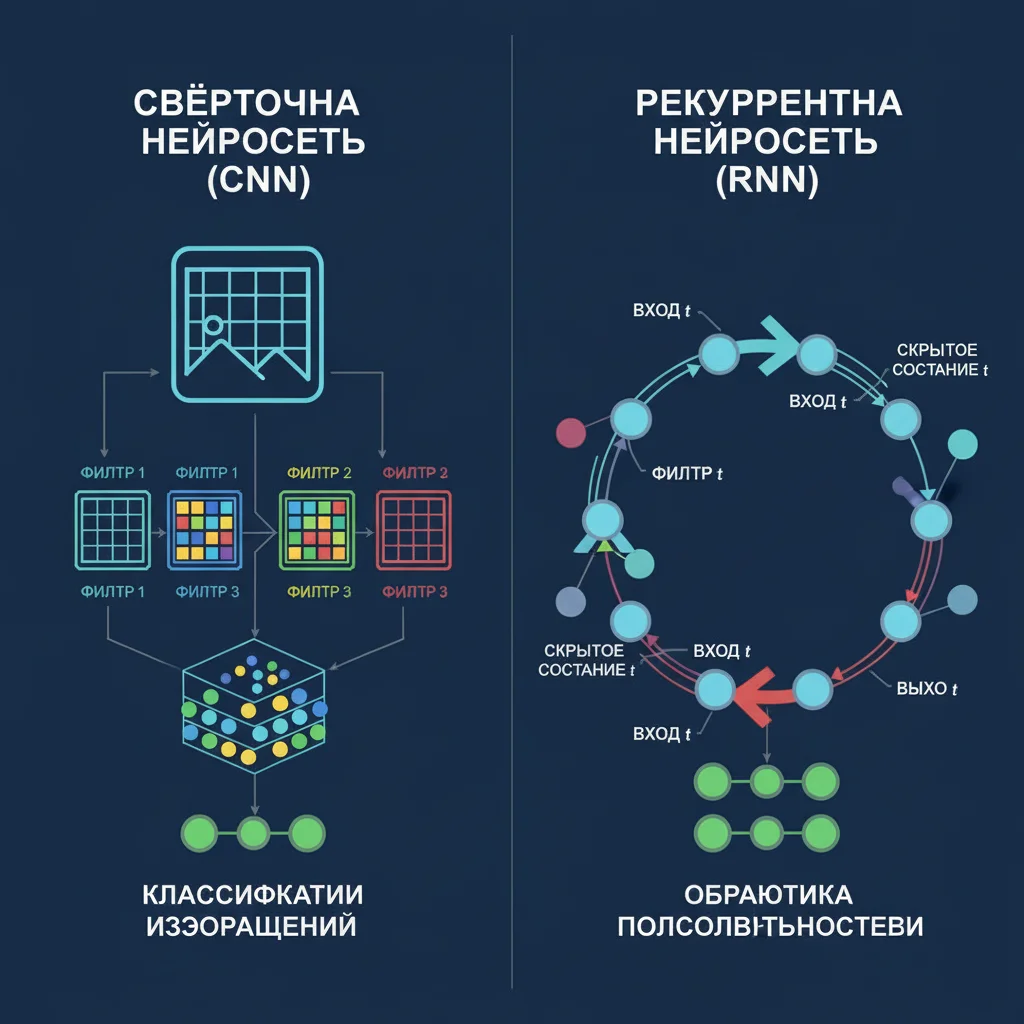 Разница между сверточной и рекуррентной нейросетью: когда что использовать 